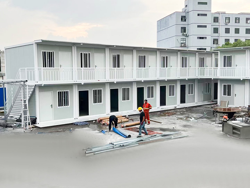 Cameră temporară de șantier de construcții din Myanmar Cameră de containere asamblată rapid