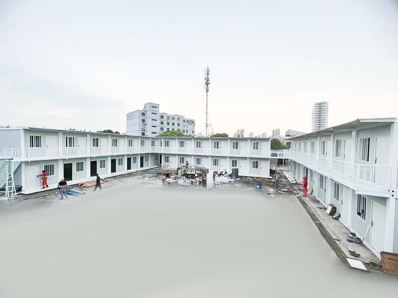 Cameră temporară de șantier de construcții din Myanmar Cameră de containere asamblată rapid