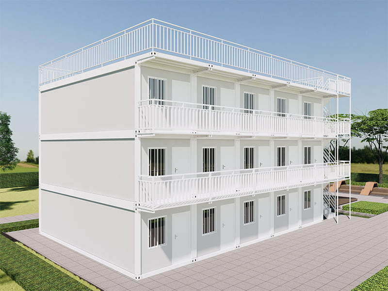 Cameră de containere asamblată rapid din clădirea gazdei din Vietnam