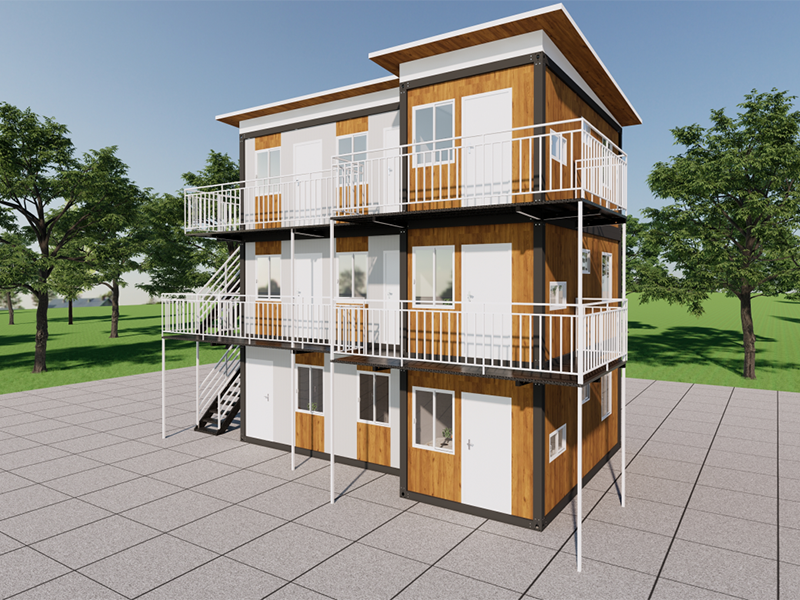 Casa de containere auto-construită și asamblată rapid din Malaezia