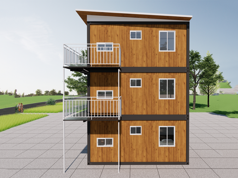 Casa de containere auto-construită și asamblată rapid din Malaezia