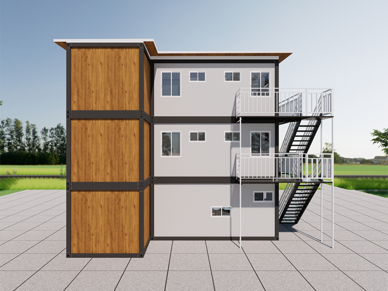 Casa de containere auto-construită și asamblată rapid din Malaezia